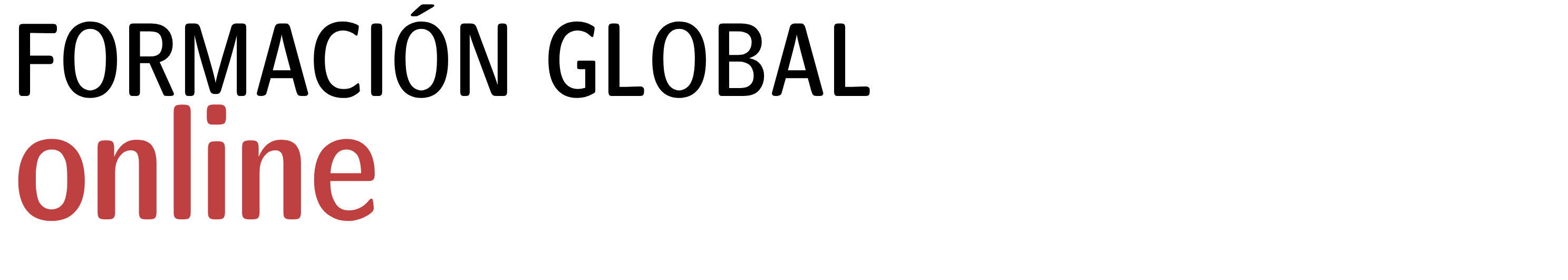 Formación Global Online banner